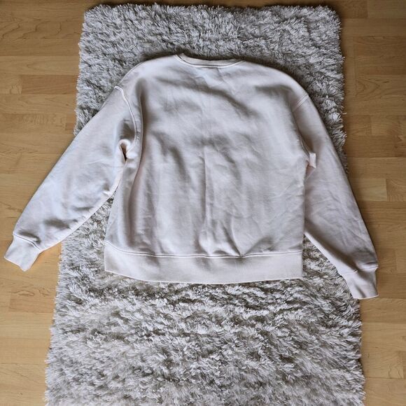 CHAMPION Essential Pullover Swestshirt In  Cream Size Large Unisex - Picture 3 of 12